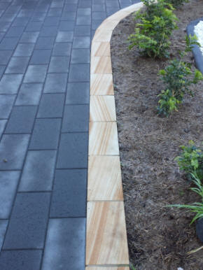 brick paver path