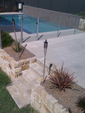 pool paving & fencing